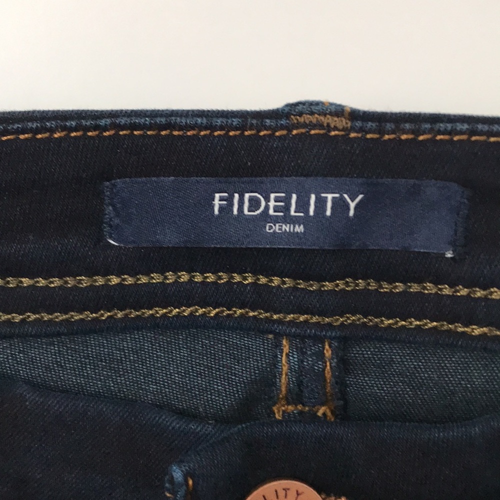 Fidelity Denim Belvedere Mid Rise Ultra Slim Blue - Picture 4 of 10